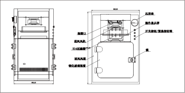 氣密傳遞窗(圖3) 氣密傳遞窗(圖3)