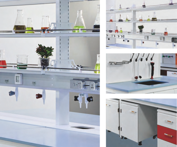 隔離式中央實(shí)驗(yàn)臺(tái)(圖2)