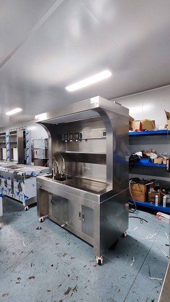 醫院病理科室取材臺(316不銹鋼取材臺)封閉式病理取材臺非標定制作(圖1)